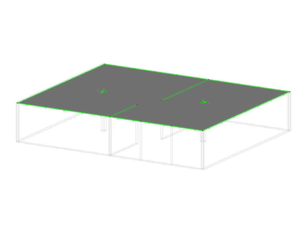 Betonplatte mit elastischer Lagerung