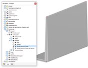 Dickentyp im Vollmodell überprüfen