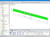 Spannungsanalyse eines BauBuche-Trägers mit Durchbrüchen in RFEM (© PIRMIN JUNG)
