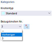 Bezugsknoten auswählen
