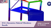 RFEM 5 - Tutorial für Studenten | 014 Dynamik: Eigenschwingungen | Ergebnisse