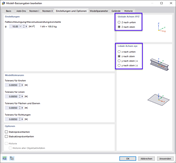 Register "Einstellungen und Optionen" für Achsen