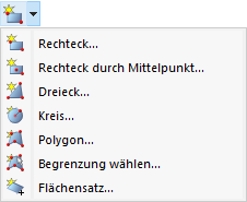 Schaltflächen für ebene Flächen