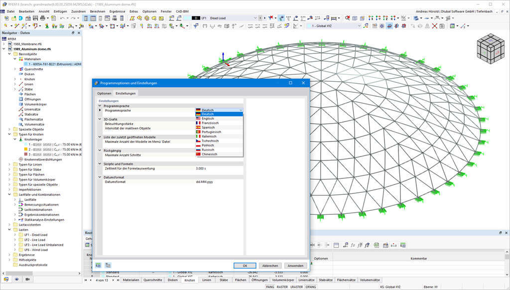 Feature 001989 | Mehrsprachige Programmbedienung