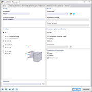 Dialog 'Neues Modell - Basisangaben'