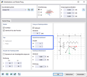 Dialog 'Arbeitsebene und Raster/Fang'