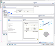 Stab einer Linie zuordnen