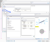 Stab einer Linie zuordnen