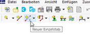 Schaltfläche 'Neuer Einzelstab'