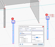 Knoten für Stab definieren