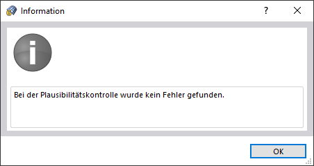 Plausibilitätskontrolle