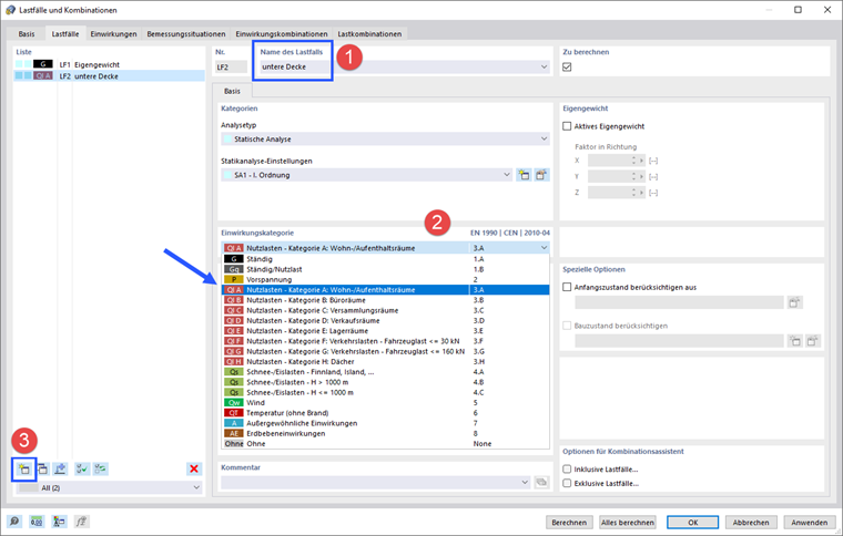 LF2: Nutzlast auf unterer Platte