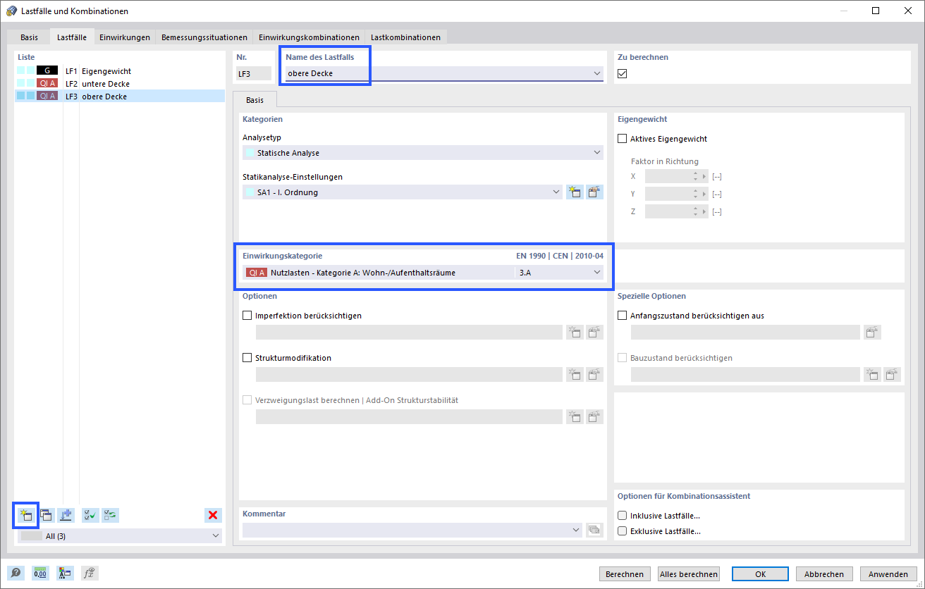 LF3: Nutzlast auf oberer Platte