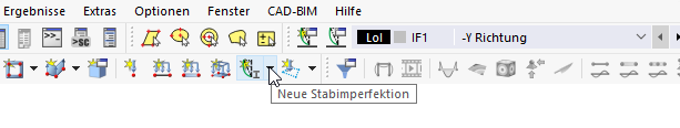 Schaltfläche 'Neue Stabimperfektion'