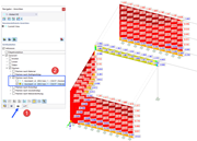 Sichtbarkeit der Wandflächen