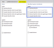 Ergebnisse auswählen