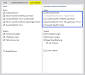 Ergebnisse auswählen