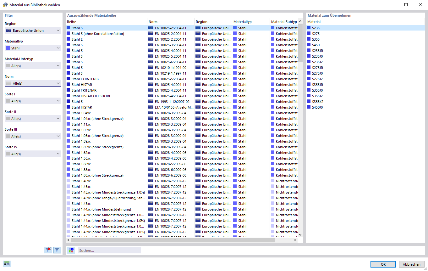 Feature 001994 |Querschnitts- und Materialbibliotheken
