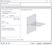 Dialog 'Neue starre Kopplung'