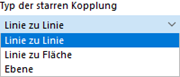 Typ der starren Kopplung auswählen