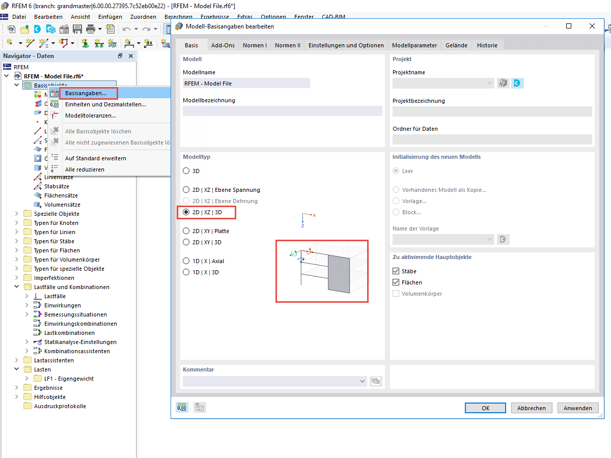 FAQ 005040 | Was bedeutet der Modelltyp 2D/XZ/3D beziehungsweise 2D/XY/3D ?