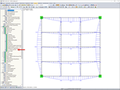 FAQ 005045 | Ich möchte die Stabergebnisse in der Draufsicht auswerten. Kann man die Ergebnisse in die XY-Ebene zeichnen lassen?