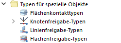 Typen für spezielle Objekte im Navigator