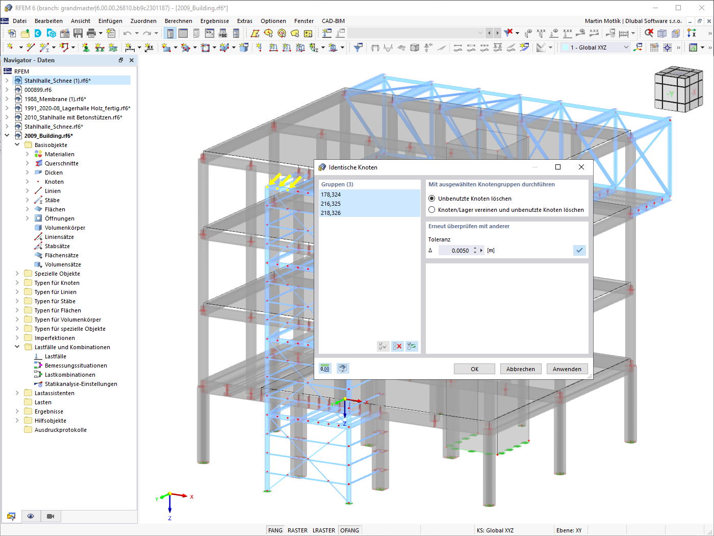 Feature 002009 | Einfache Modellkontrolle