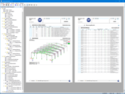 Ergebnisse der Aluminiumbemessung und Gebrauchstauglichkeit im Ausdruckprotokoll von RFEM/RSTAB gezeigt.