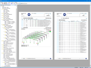 Ergebnisse der Aluminiumbemessung und Gebrauchstauglichkeit im Ausdruckprotokoll von RFEM/RSTAB gezeigt.