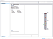 Tabelle zeigt Knicklängen zur Bemessung von Betonstützen in Software. Essentiell für exakte Tragwerksanalysen.
