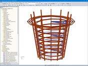 3D-Modell des Aussichtsturmes Malahat SkyWalk in RFEM (© Aspect Structural Engineers)
