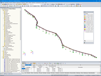 3D-Modell des Baumwipfelpfades Malahat SkyWalk in RFEM (© Aspect Structural Engineers)
