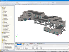 3D-Modell des Wohnhauses in RFEM (© JCR Estructural)