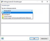 Typ des Anfangszustands auswählen