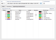 Zuordnung der Lastfälle für Ergebniskombination