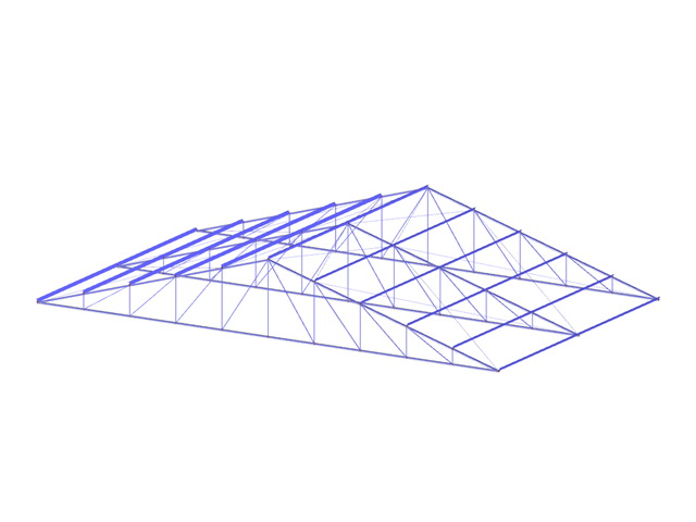 Dachkonstruktion aus Metall