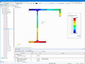 Grafische Ausgabe der Spannungskomponenten