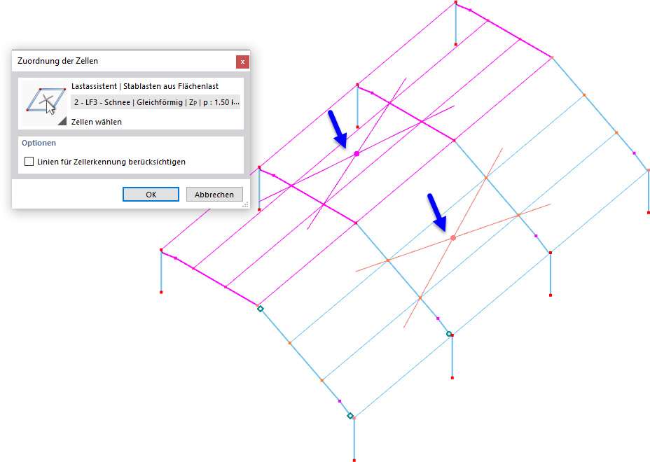 Zellen grafisch auswählen