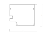 Aluminiumprofil | Querschnitt