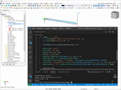 Mit Python programmierte Anwendung für RFEM 6