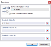 Lastfreie Stäbe festlegen