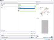 Stabdrehung in Richtung von lokalen Flächenachsen