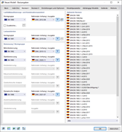 Dialog 'Neues Modell - Basisangaben', Register 'Normen I'