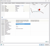 Dialog 'Neues Modell - Basisangaben', Register 'Modellparameter'