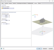 Dialog 'Neues Modell - Basisangaben', Register 'Gelände'