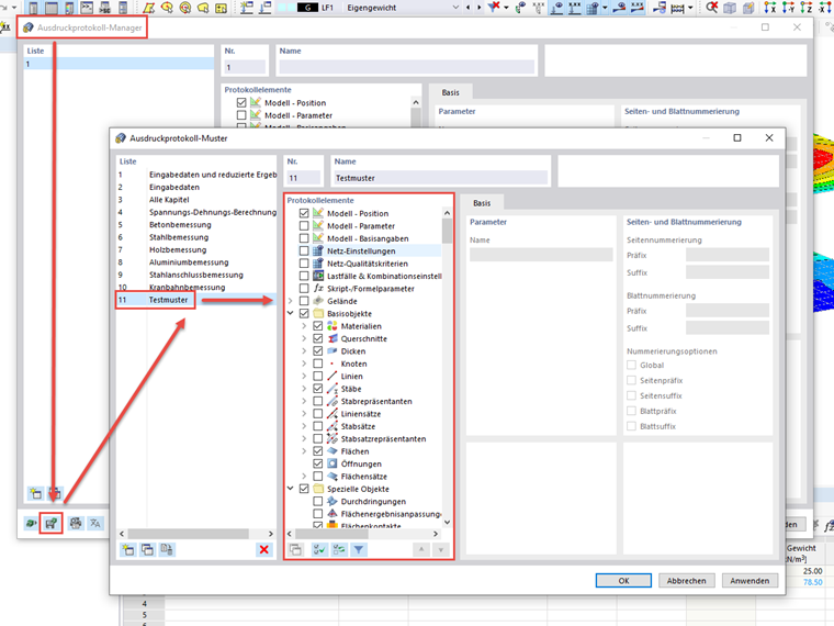 FAQ 005119 | Wie kann man standardisierte Ausdruckprotokolle mit RFEM 6 und RSTAB 9 erstellen und als Vorlage auf anderen Rechnern hinterlegen?