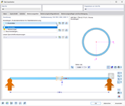 Knicklängentyp einem Stab im Dialog zuweisen