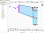 FE-Modell der Verbindung