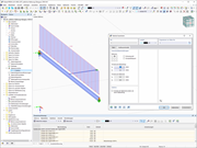 Stablast am Obergurt des Trägers